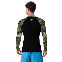 Load image into Gallery viewer, 'IWA Camo Kāne Rash Guard ('Āina)
