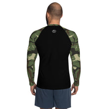 Load image into Gallery viewer, 'IWA Camo Kāne Rash Guard ('Āina)