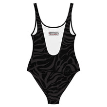 Load image into Gallery viewer, 'IWA Zebra Wāhine BodySuit (Midnight 'IWA)