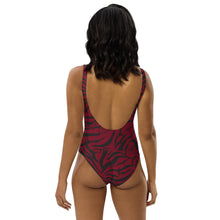 Load image into Gallery viewer, 'IWA Zebra Wāhine BodySuit (Wine)