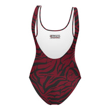 Load image into Gallery viewer, 'IWA Zebra Wāhine BodySuit (Wine)