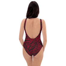 Load image into Gallery viewer, 'IWA Zebra Wāhine BodySuit (Wine)
