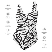 Load image into Gallery viewer, 'IWA Zebra Wāhine BodySuit