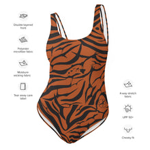 Load image into Gallery viewer, 'IWA Zebra Wāhine BodySuit (Tiger)
