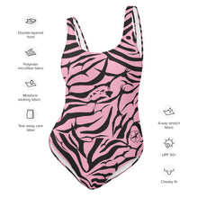 Load image into Gallery viewer, 'IWA Zebra Wāhine BodySuit (Rose)