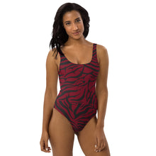 Load image into Gallery viewer, 'IWA Zebra Wāhine BodySuit (Wine)