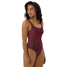 Load image into Gallery viewer, 'IWA Zebra Wāhine BodySuit (Wine)