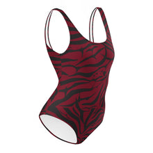 Load image into Gallery viewer, 'IWA Zebra Wāhine BodySuit (Wine)