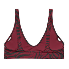 Load image into Gallery viewer, 'IWA Zebra Bikini Top (Wine)