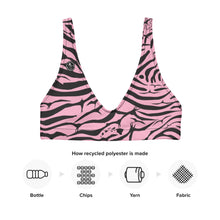 Load image into Gallery viewer, 'IWA Zebra Bikini Top (Rosè)