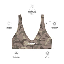 Load image into Gallery viewer, 'IWA + Moon Bikini Top ('IWA Sand Camo)