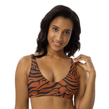 Load image into Gallery viewer, 'IWA Zebra Bikini Top (Tiger)