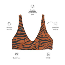 Load image into Gallery viewer, 'IWA Zebra Bikini Top (Tiger)