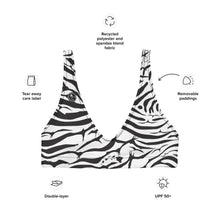 Load image into Gallery viewer, 'IWA Zebra Bikini Top