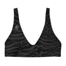 Load image into Gallery viewer, 'IWA Zebra Bikini Top (Midnight 'IWA)