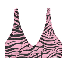 Load image into Gallery viewer, 'IWA Zebra Bikini Top (Rosè)
