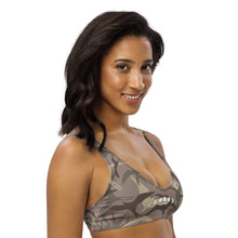 Load image into Gallery viewer, 'IWA + Moon Bikini Top ('IWA Sand Camo)