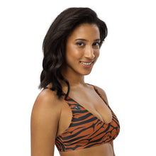 Load image into Gallery viewer, 'IWA Zebra Bikini Top (Tiger)