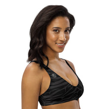Load image into Gallery viewer, 'IWA Zebra Bikini Top (Midnight 'IWA)