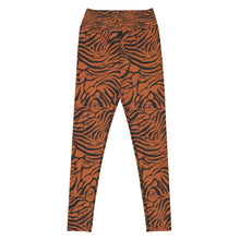 Load image into Gallery viewer, 'IWA Zebra Wāhine Leggings (Tiger)