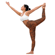 Load image into Gallery viewer, 'IWA Zebra Wāhine Leggings (Tiger)