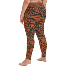 Load image into Gallery viewer, 'IWA Zebra Wāhine Leggings (Tiger)