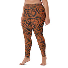 Load image into Gallery viewer, 'IWA Zebra Wāhine Leggings (Tiger)