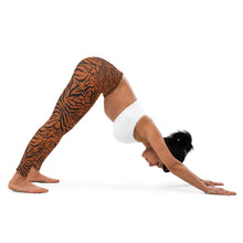 Load image into Gallery viewer, 'IWA Zebra Wāhine Leggings (Tiger)