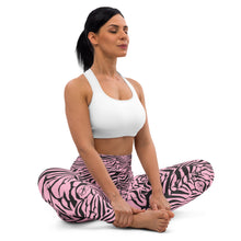 Load image into Gallery viewer, 'IWA Zebra Wāhine Leggings (Rosé)