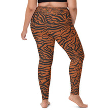 Load image into Gallery viewer, 'IWA Zebra Wāhine Leggings (Tiger)