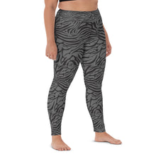 Load image into Gallery viewer, 'IWA Zebra Wāhine Leggings (Shadow)