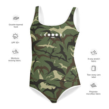Load image into Gallery viewer, 'IWA + Moon Youth BodySuit ('IWA Camo)