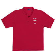 Load image into Gallery viewer, 'IWA Hā Polo Tee (White Embroidery)