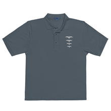 Load image into Gallery viewer, 'IWA Hā Polo Tee (White Embroidery)