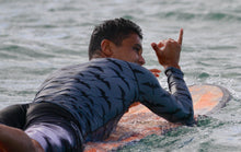 Load image into Gallery viewer, 'IWA Ho'āuna Kāne Rash Guard (ASH)