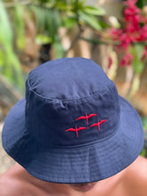 Load image into Gallery viewer, 'IWA Pūkolu Bucket Hat (Red Embroidery)