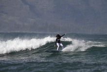 Load image into Gallery viewer, 'IWA Wāhine Rash Guard (HALE'IWA BLACK)