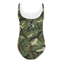 Load image into Gallery viewer, 'IWA + Moon Keiki BodySuit (Camo Green)