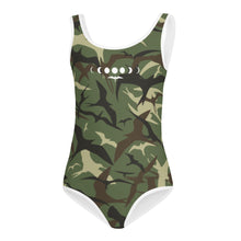 Load image into Gallery viewer, 'IWA + Moon Keiki BodySuit (Camo Green)