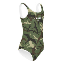 Load image into Gallery viewer, 'IWA + Moon Keiki BodySuit (Camo Green)