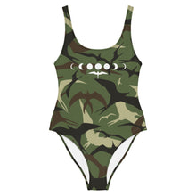 Load image into Gallery viewer, 'IWA + Moon Wāhine BodySuit ('IWA Camo)