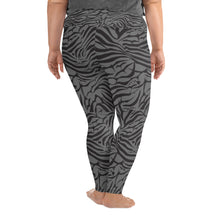 Load image into Gallery viewer, 'IWA Zebra Curvy Sista Leggings (Shadow)