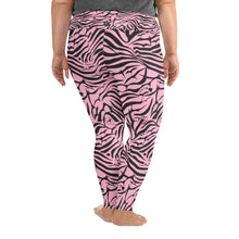 Load image into Gallery viewer, 'IWA Zebra Curvy Sista Leggings (Rosé)