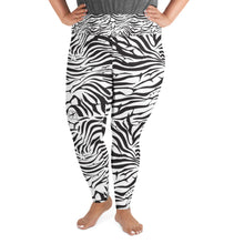 Load image into Gallery viewer, 'IWA Zebra Curvy Sista Leggings