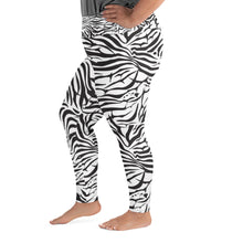 Load image into Gallery viewer, 'IWA Zebra Curvy Sista Leggings