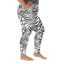 Load image into Gallery viewer, 'IWA Zebra Curvy Sista Leggings