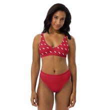 Load image into Gallery viewer, Eco-Minded Red Lucy Bikini