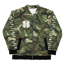 Load image into Gallery viewer, H-Flight Camo Bomber Jacket