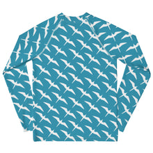 Load image into Gallery viewer, 'IWA Ho'āuna Youth Rash Guard (Blue)