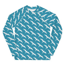 Load image into Gallery viewer, 'IWA Ho'āuna Youth Rash Guard (Blue)